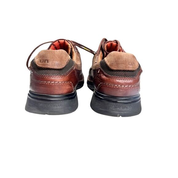 Clarks Unstructured Men's Brown Leather Lace Up   Brand: Clarks ... Casual Shoes - Picture 6 of 14